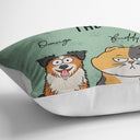 We Rule The House Funny Dog Cat Version - Personalized Pillow