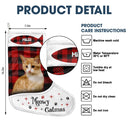Custom Photo Pet Face Dear Santa Define Naughty - Christmas Gift For Pet Lovers - Personalized Christmas Stocking