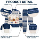 Flat Art Semi-real Pet - Personalized Unisex Pajamas Set