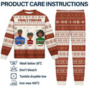 Flat Art Semi-real Pet - Personalized Unisex Pajamas Set