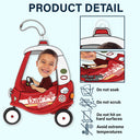Custom Photo Drive Safe Daddy - Personalized Acrylic Car Hanger