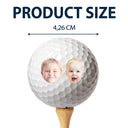 Custom Photo Best Daddy By Par - Personalized Golf Ball