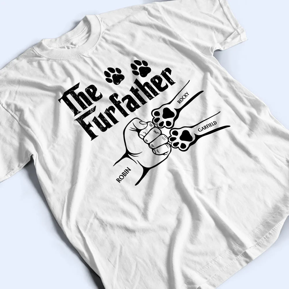 The Dogfather Fist Bump - Personalized T Shirt
