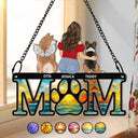 Sympathy Dog Mom Pet Memorial - Personalized Window Hanging Suncatcher Ornament