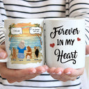 Dog Dad Always In My Heart - Memorial Gift For Dog Lovers - Personalized Mug
