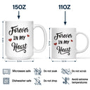 Dog Dad Always In My Heart - Memorial Gift For Dog Lovers - Personalized Mug