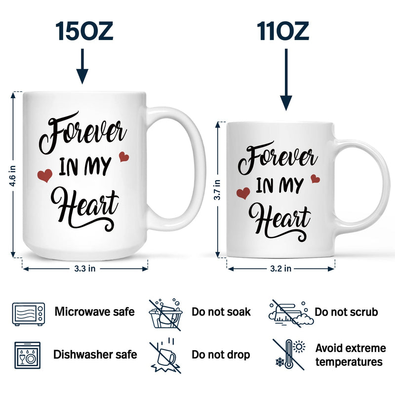 Dog Dad Always In My Heart - Memorial Gift For Dog Lovers - Personalized Mug