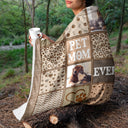 Custom Photo Best Dog Mom Ever Pet Lovers - Personalized Fleece Blanket
