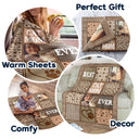 Custom Photo Best Dog Mom Ever Pet Lovers - Personalized Fleece Blanket