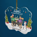 This Is Us A Little Bit Of Crazy - Personalized Medallion Acrylic Ornament