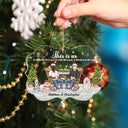 This Is Us A Little Bit Of Crazy - Personalized Medallion Acrylic Ornament