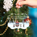 No Longer By My Side Forever In My Heart - Pet Memorial - Personalized Medallion Acrylic Ornament