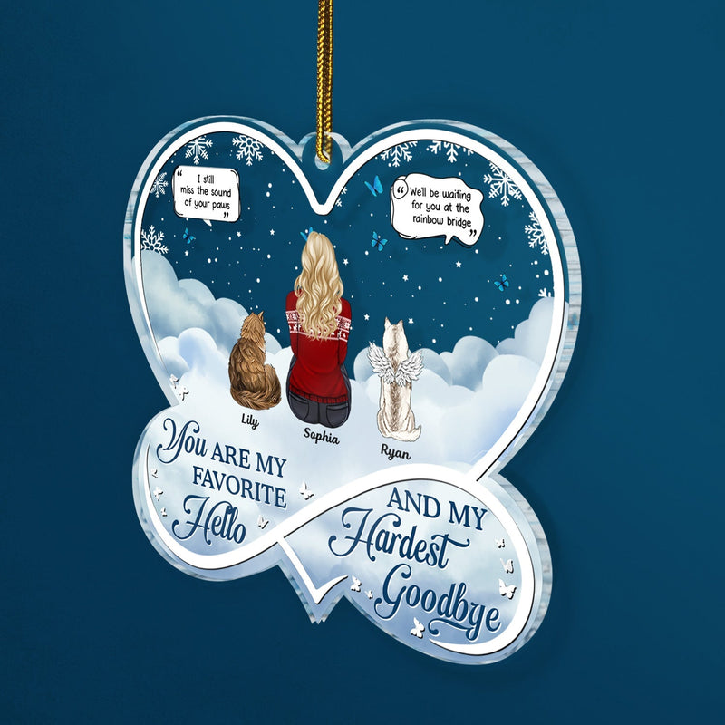 If Love Could Have Saved You Pet Memorial - Personalized Custom Shaped Acrylic Ornament