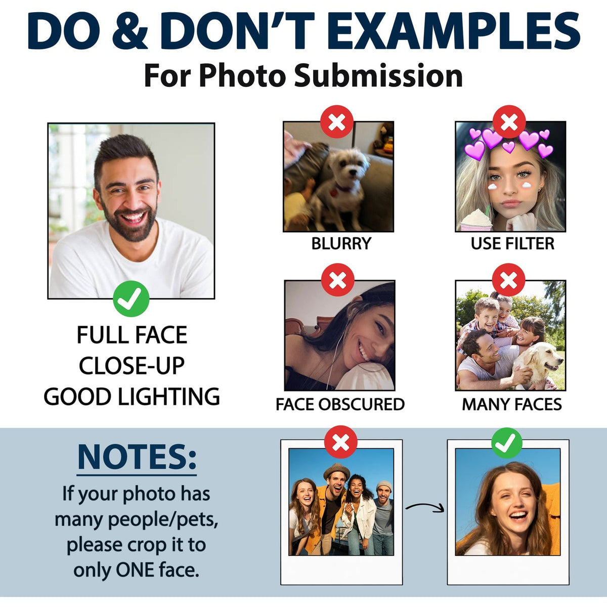 Custom Photo Cute Family, Pet Face Cut - Personalized Photo Air Freshener